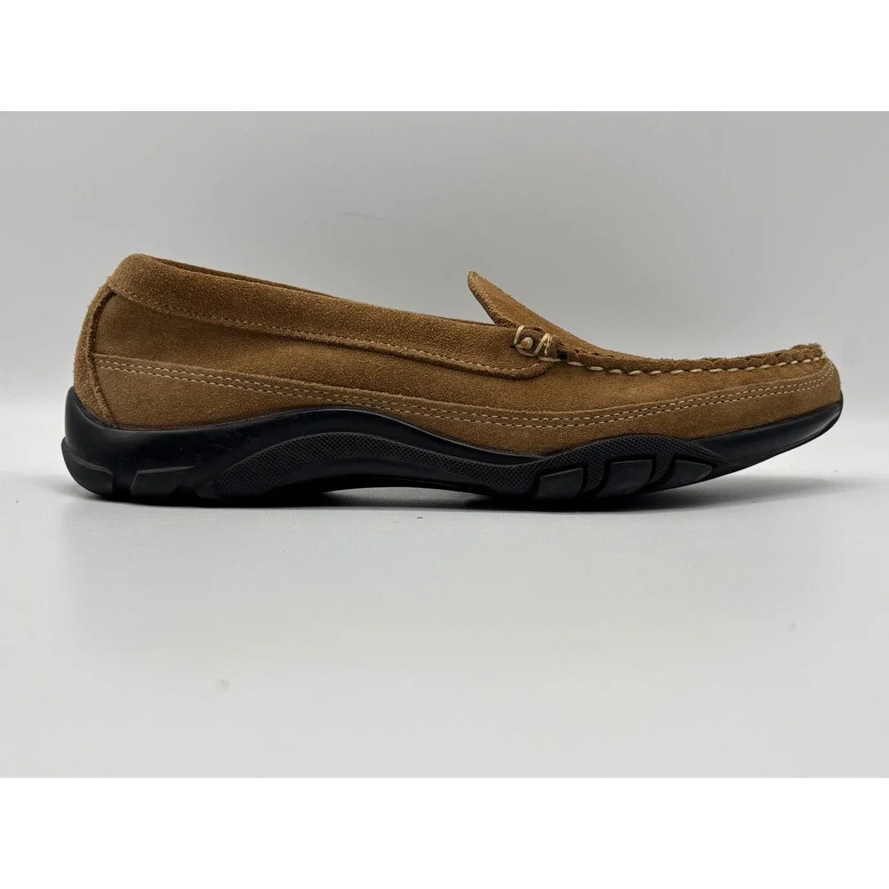 Allen Edmonds Boulder Brown Suede Loafers Men's Size 7